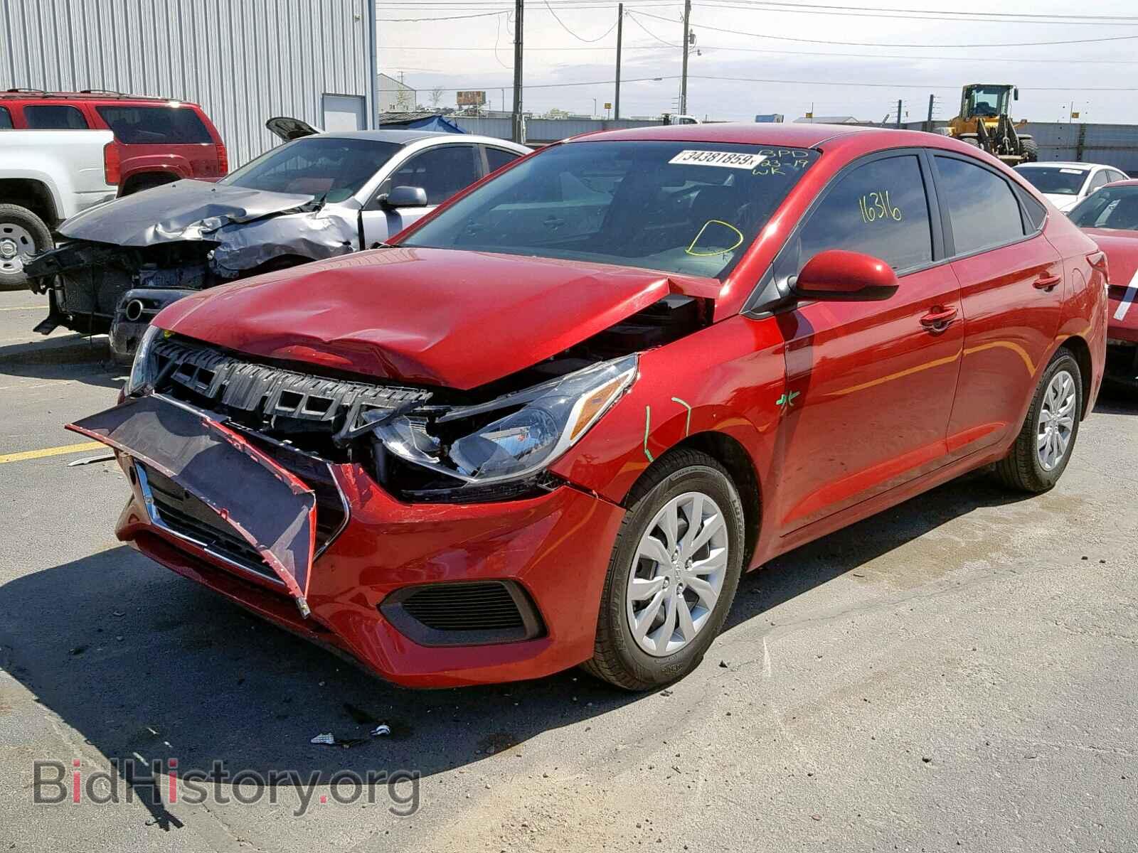 2018 HYUNDAI ACCENT - VIN: 3KPC24A37JE034744 - Фото 2