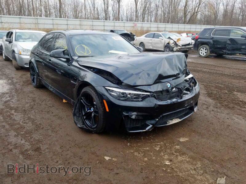 2018 BMW M3 (VIN WBS8M9C55J5J80317) — photo 1 of 10, Copart, damage: front end