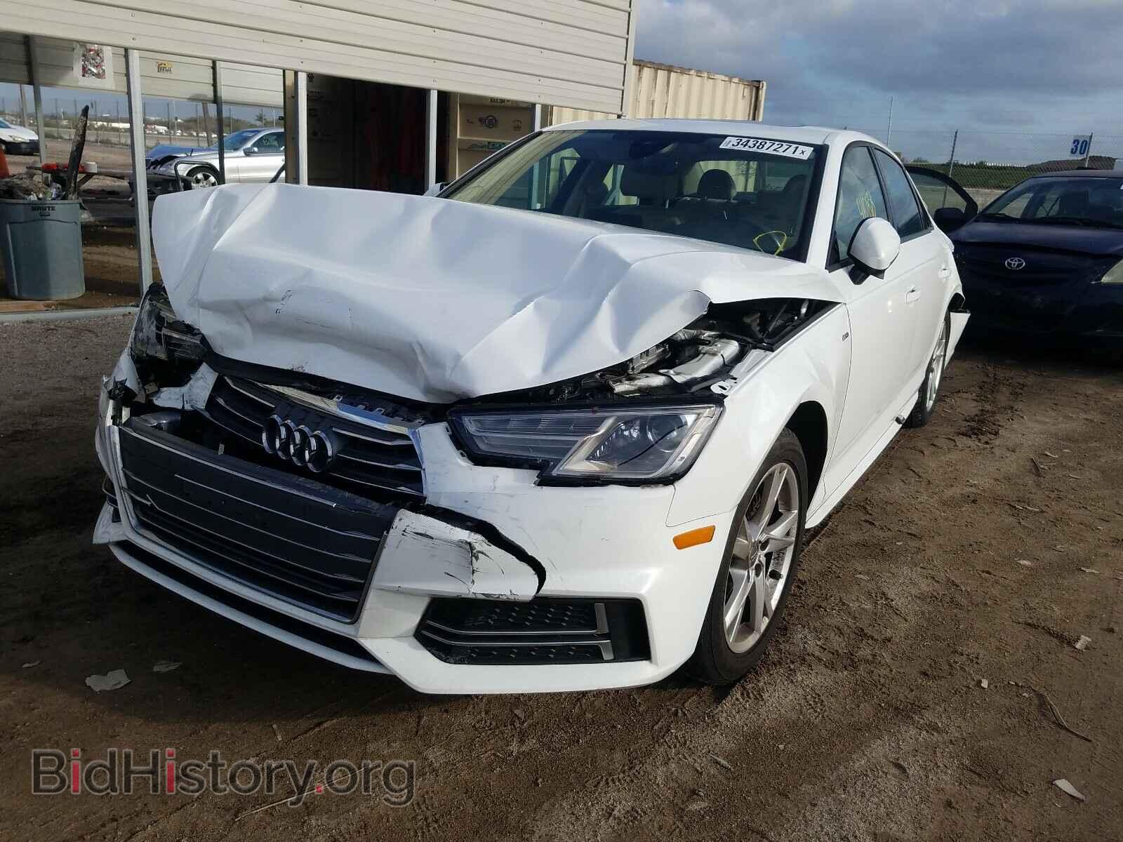 2018 AUDI A4 - VIN: WAUKMAF42JA066216 - Фото 2