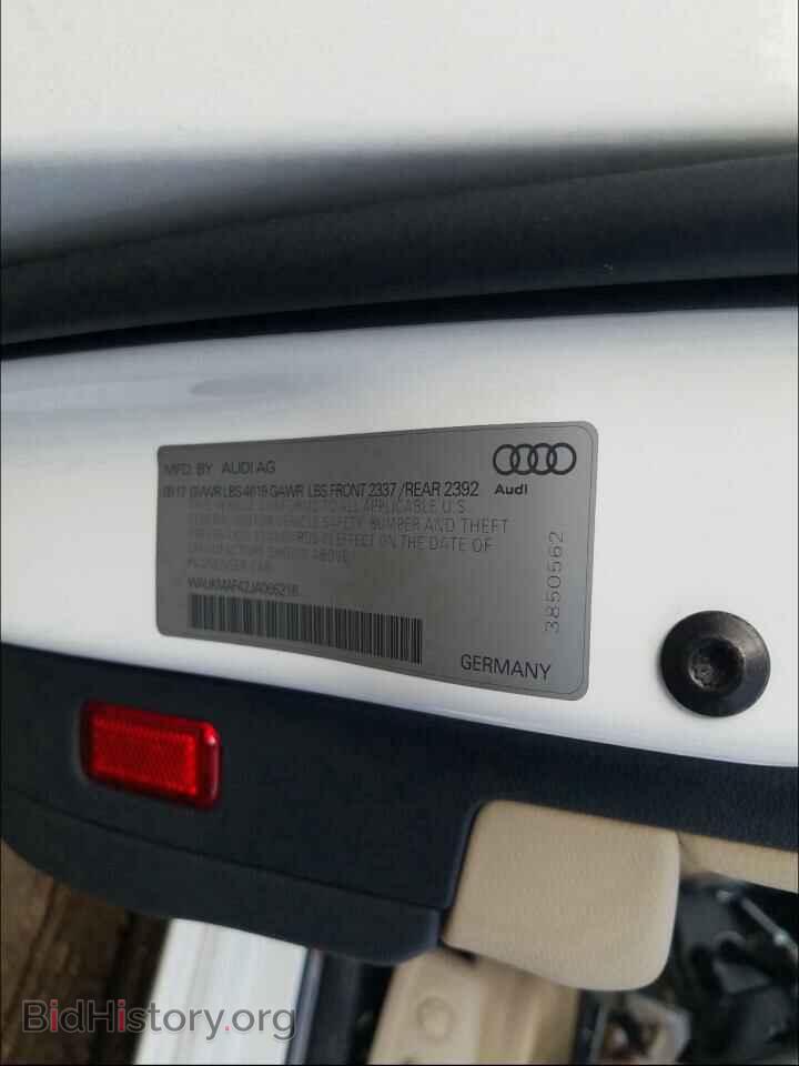 2018 AUDI A4 - VIN: WAUKMAF42JA066216 - Фото 10