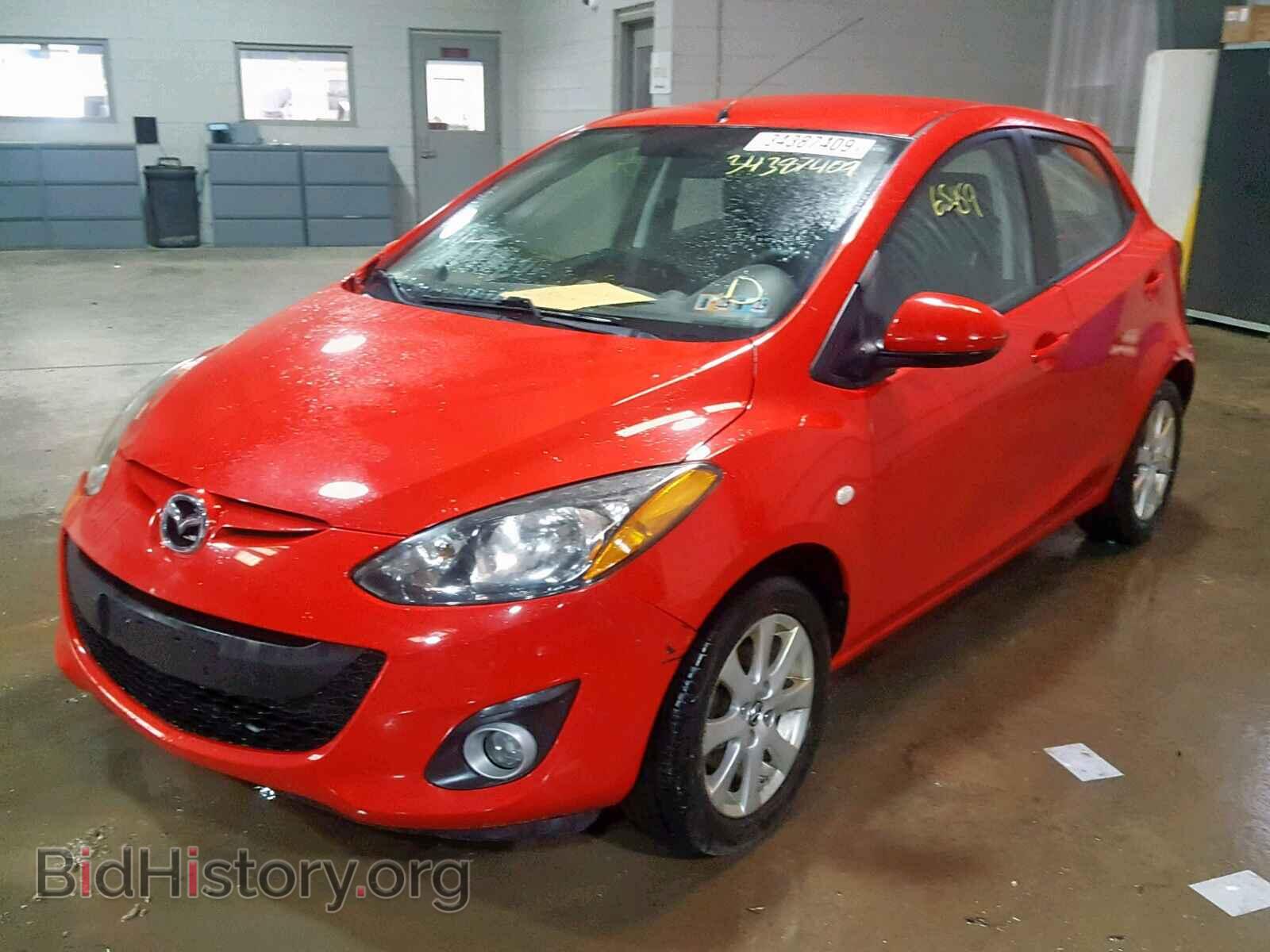 2013 MAZDA 2 - VIN: JM1DE1LY0D0155387 - Фото 2