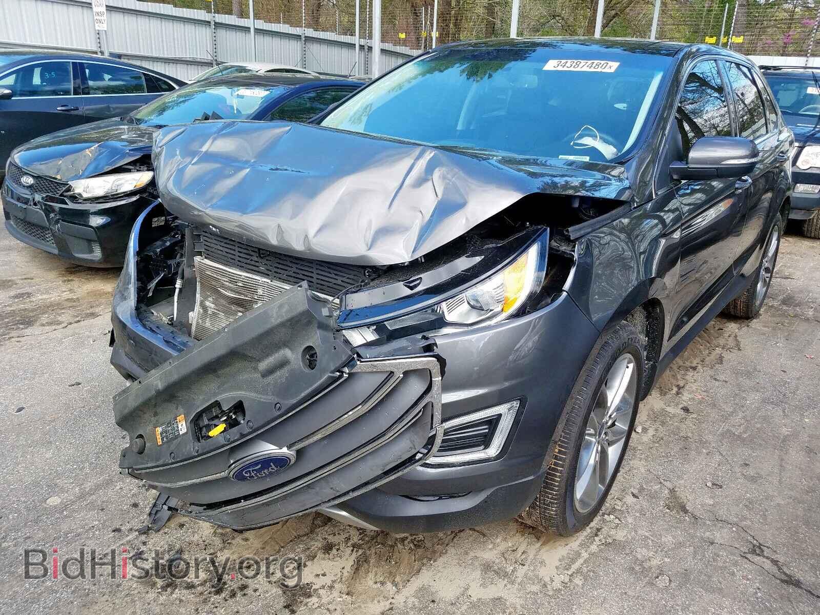 2017 FORD EDGE - VIN: 2FMPK3K82HBB77636 - Фото 2