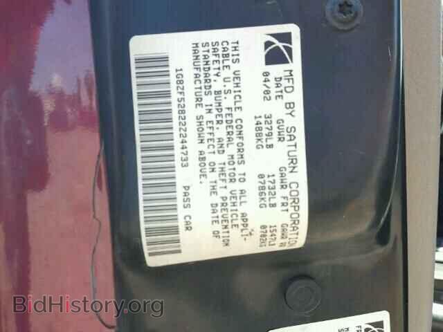 2002 SATURN SL/SL1/SL2 - VIN: 1G8ZF52822Z244733 - Фото 10