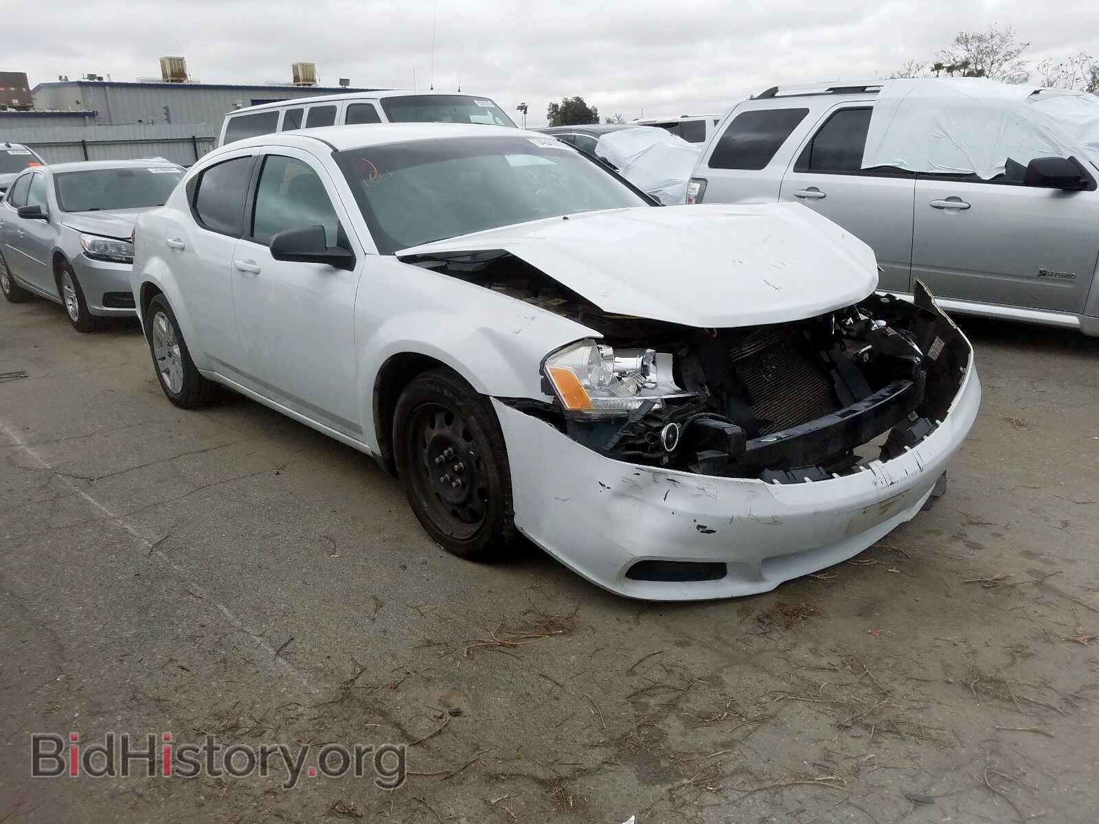 Photo 1C3CDZAB4CN193514 - DODGE AVENGER 2012