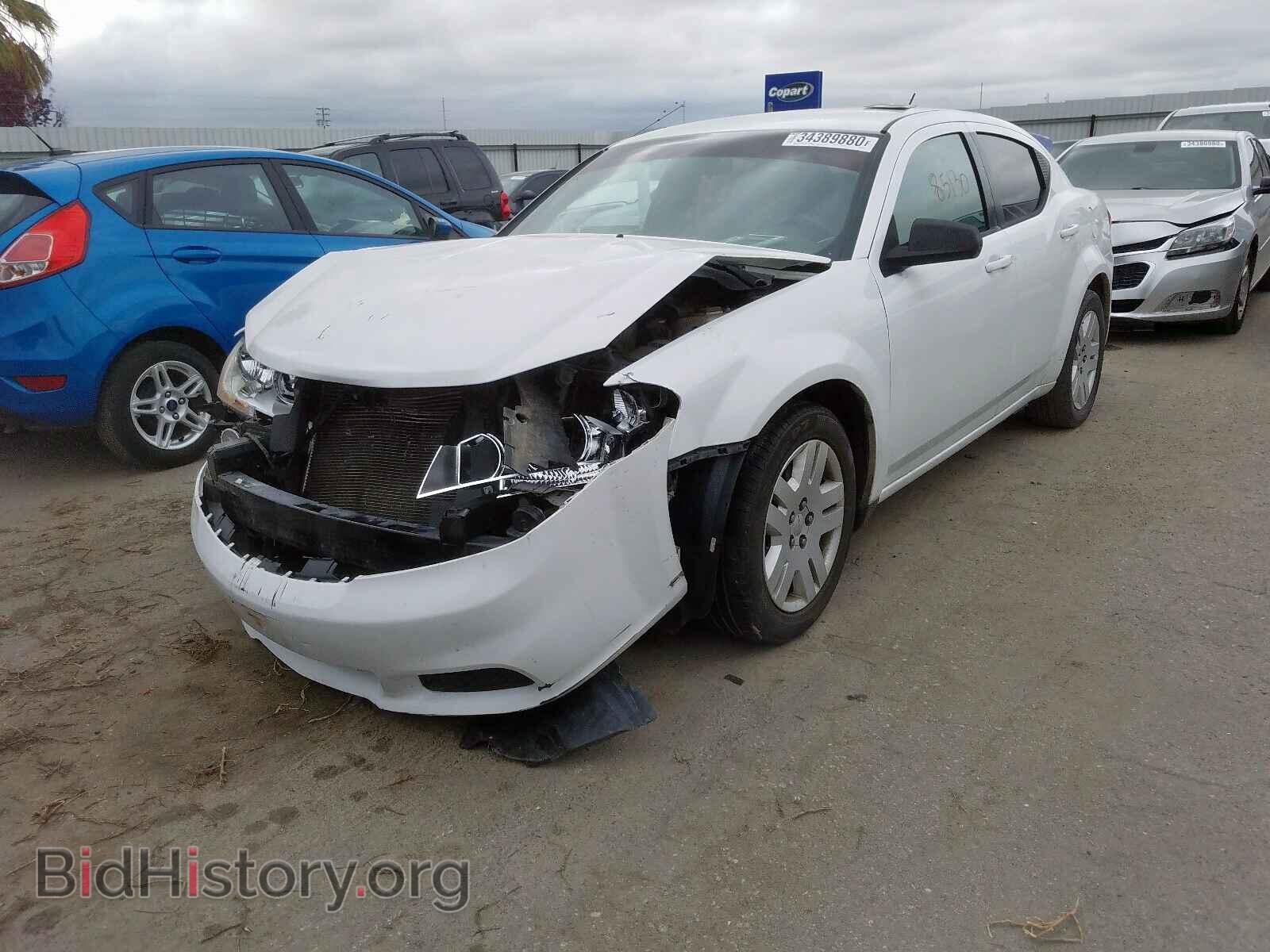 2012 DODGE AVENGER - VIN: 1C3CDZAB4CN193514 - Фото 2
