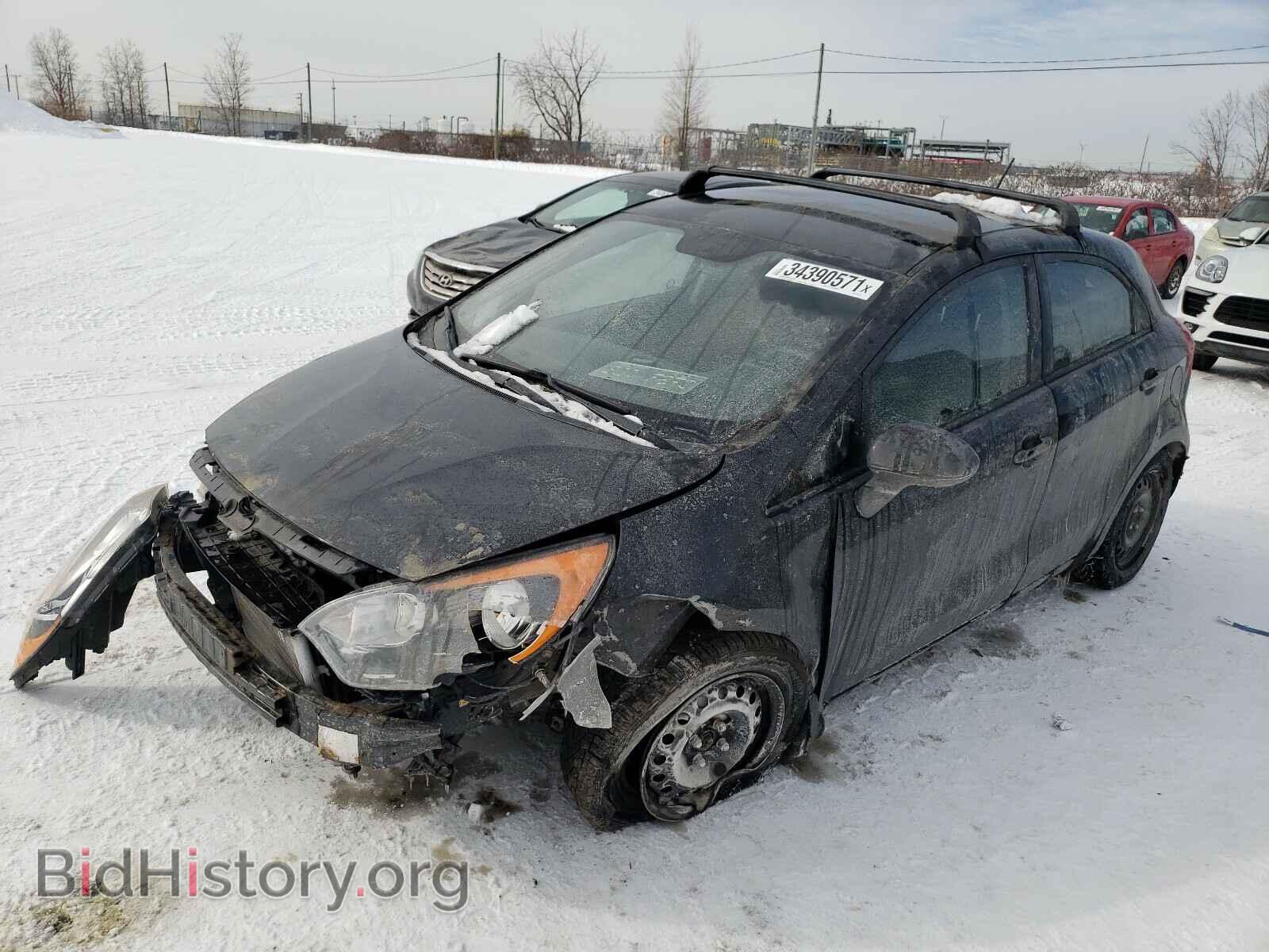 2013 KIA RIO - VIN: KNADM5A35D6895139 - Фото 2