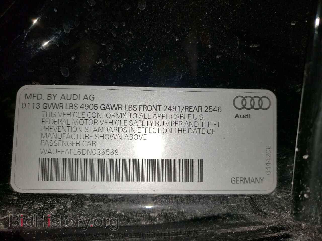 2013 AUDI A4 - VIN: WAUFFAFL6DN036569 - Фото 10