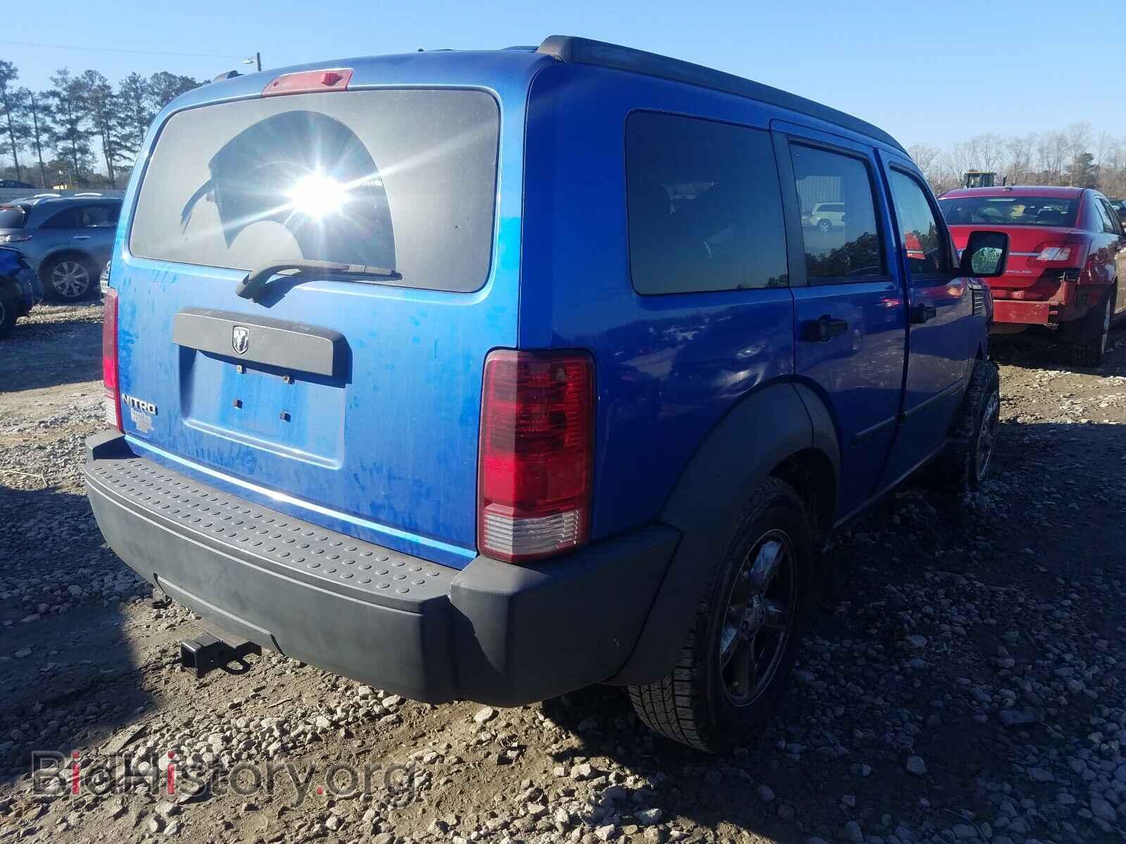 2007 DODGE NITRO - VIN: 1D8GT28K97W683378 - Photo 4