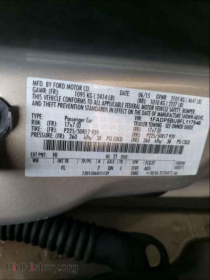 2015 FORD CMAX - VIN: 1FADP5BU8FL117848 - Photo 10