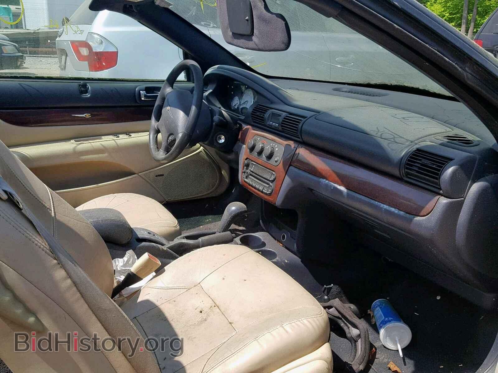 2002 CHRYSLER SEBRING - VIN: 1C3EL65R42N176809 - Фото 5