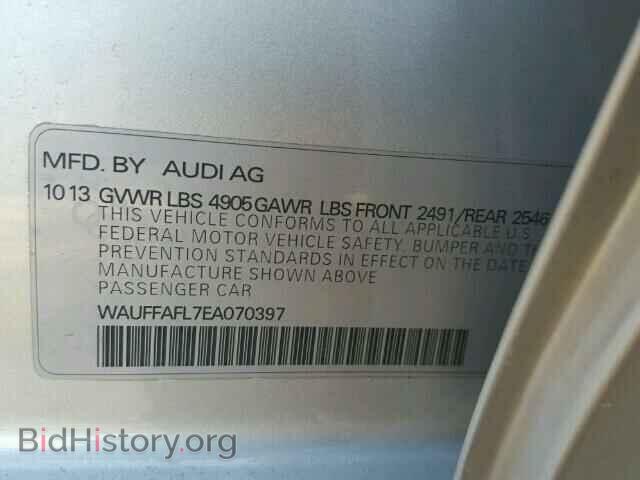 2014 AUDI A4 - VIN: WAUFFAFL7EA070397 - Photo 10