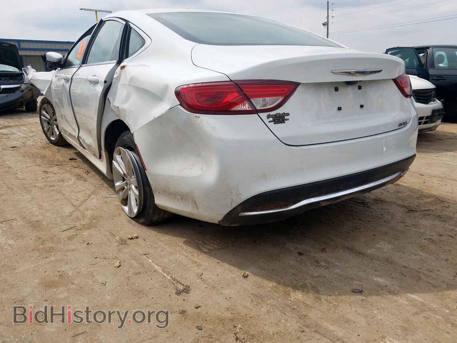 2016 CHRYSLER 200 - VIN: 1C3CCCAB0GN117116 - Фото 3