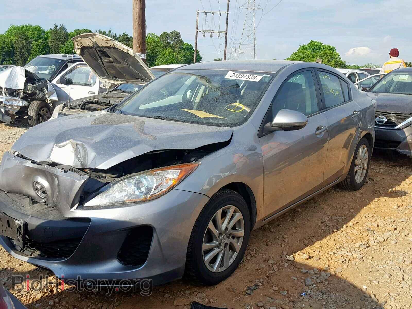 2012 MAZDA 3 - VIN: JM1BL1V70C1555976 - Фото 2
