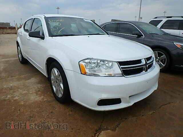 Фотография 1C3CDZAB7CN324287 - DODGE AVENGER 2012