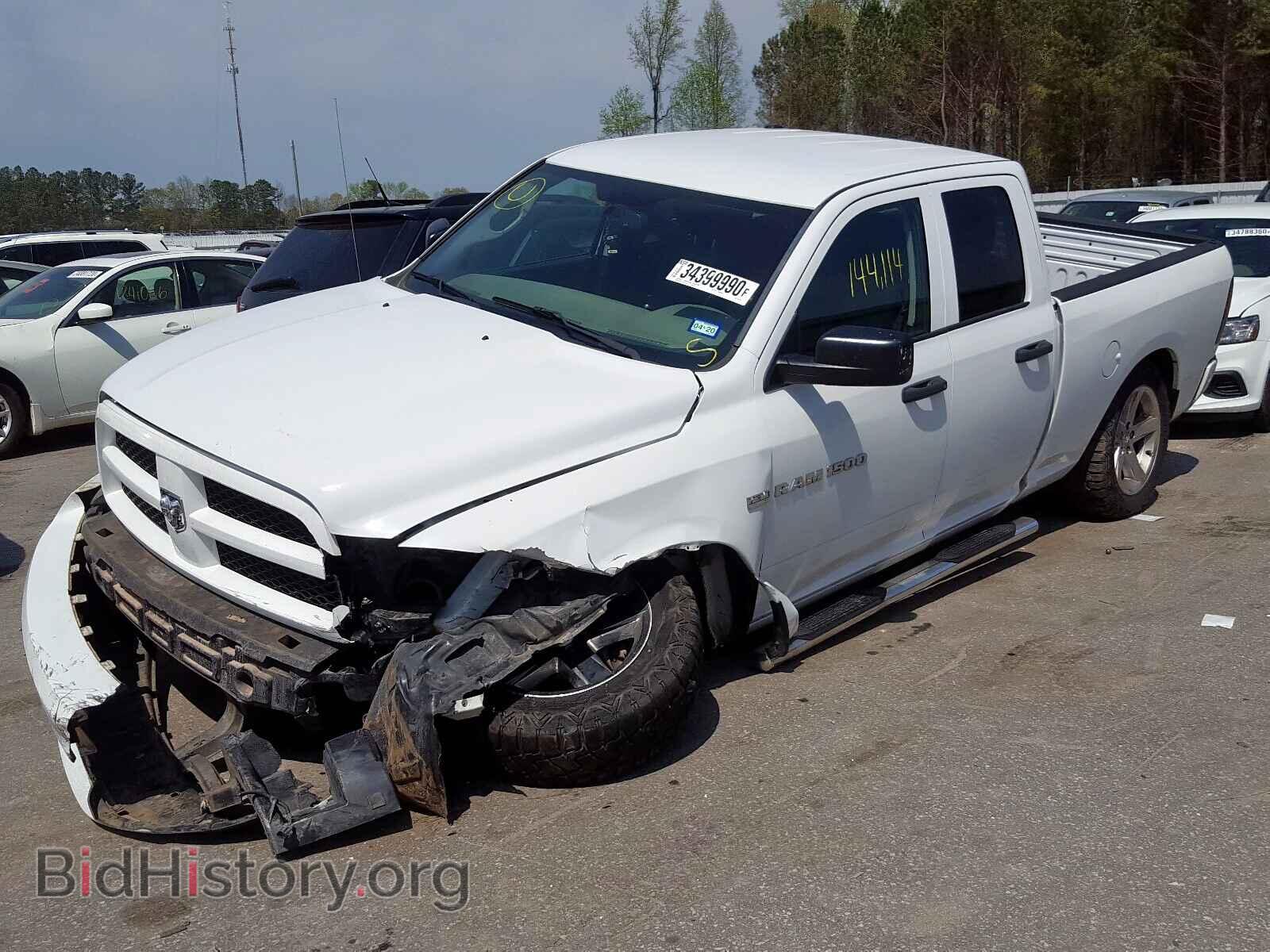 2012 DODGE RAM 1500 S - VIN: 1C6RD7FT0CS231132 - Фото 2