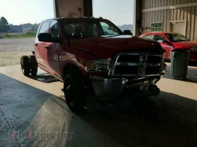 2014 RAM 3500, красный — VIN 3C7WRTCL2EG287385, Copart