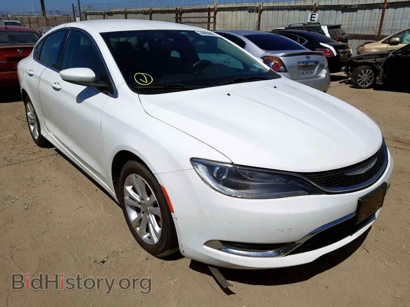 Фотография 1C3CCCAB5GN140584 - CHRYSLER 200 2016