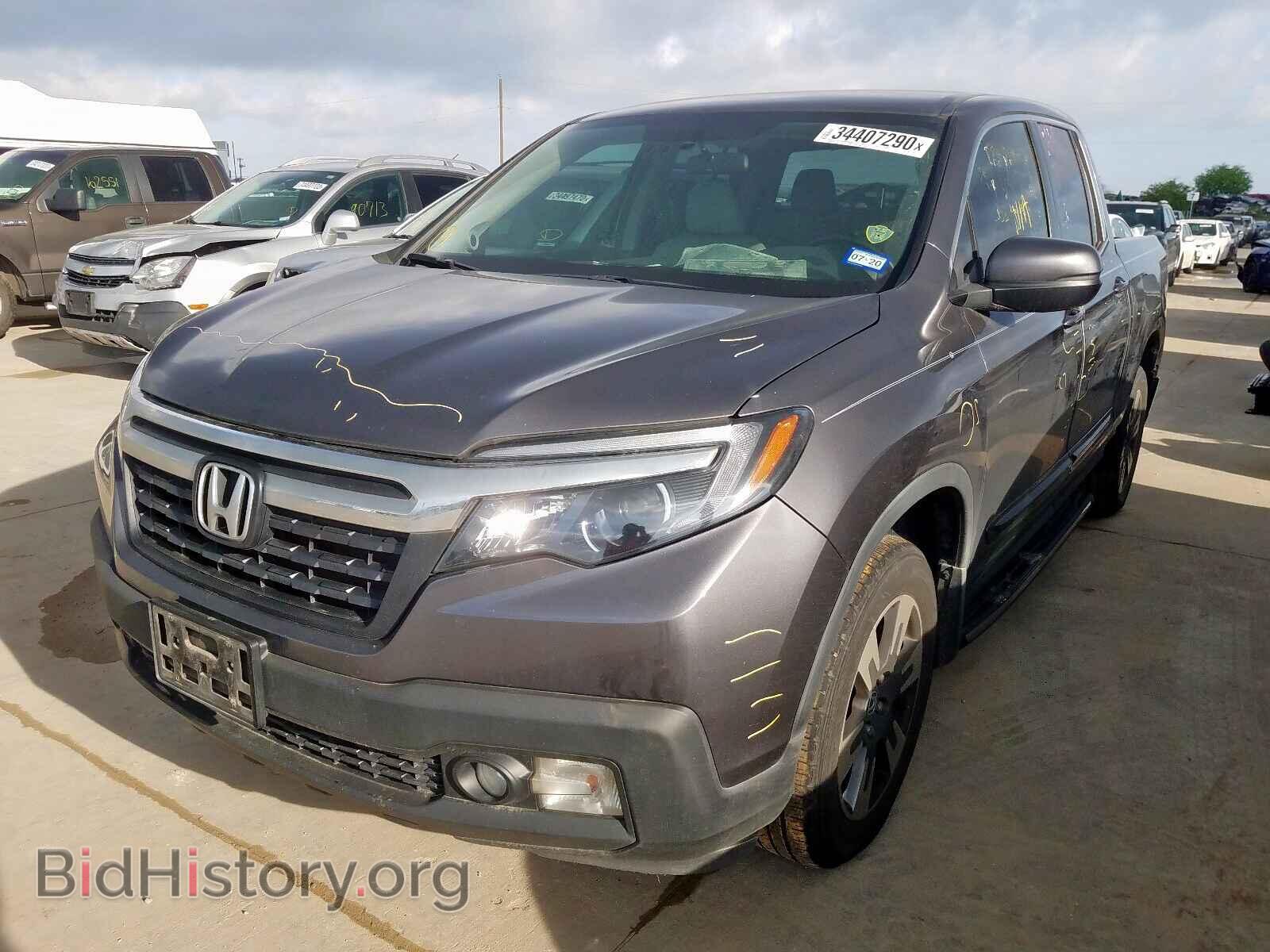 2017 HONDA RIDGELINE - VIN: 5FPYK3F57HB027654 - Фото 2