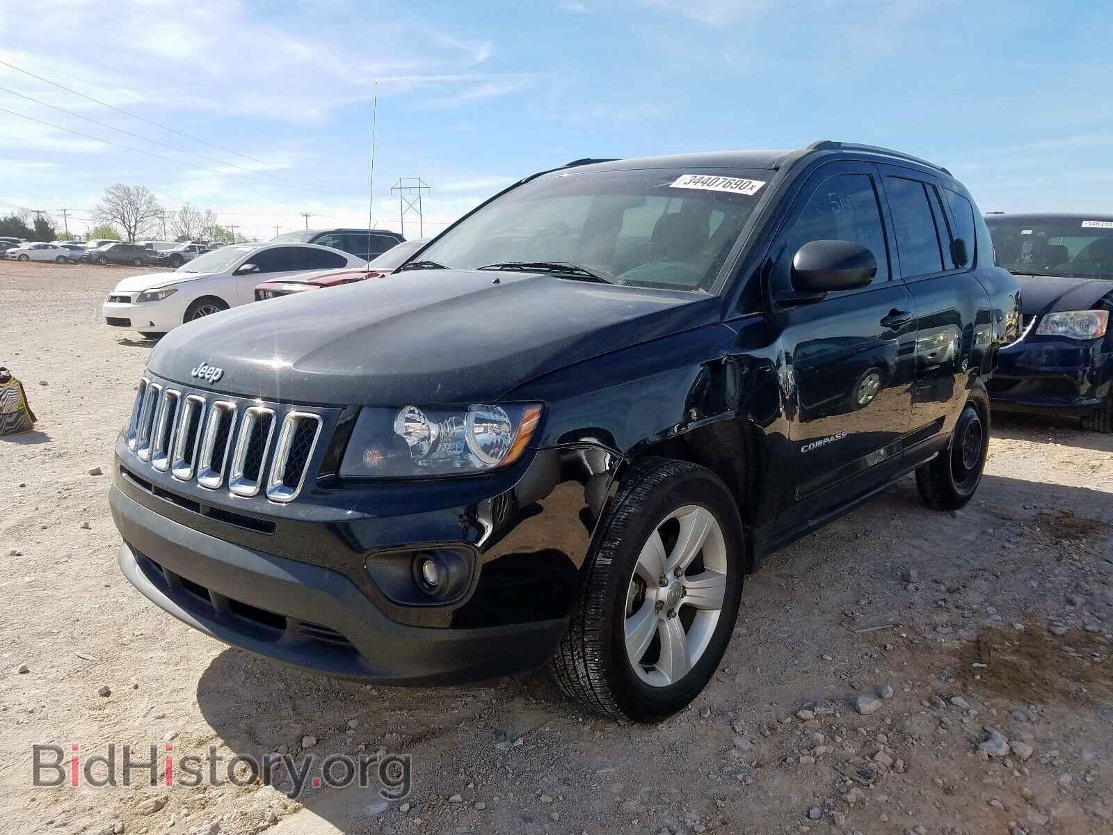 2016 JEEP COMPASS - VIN: 1C4NJCBA7GD705035 - Фото 2