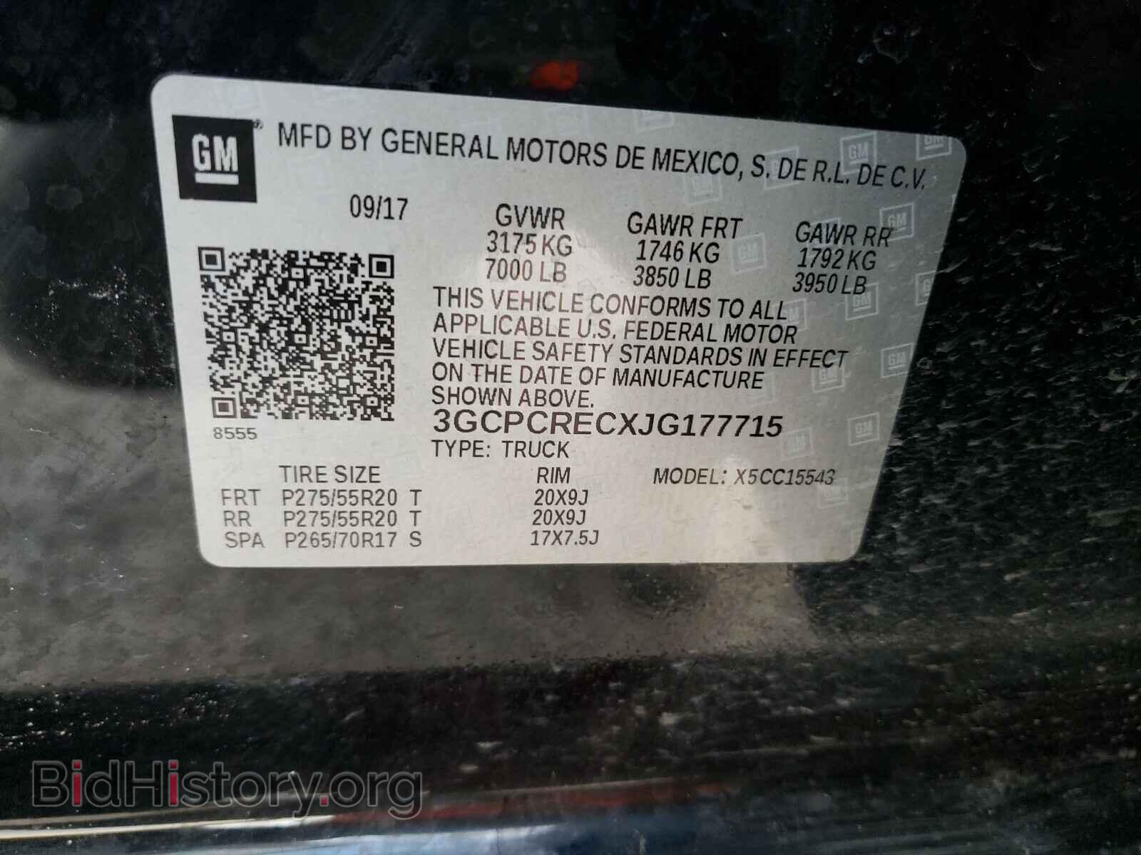 2018 CHEVROLET SILVERADO - VIN: 3GCPCRECXJG177715 - Фото 10