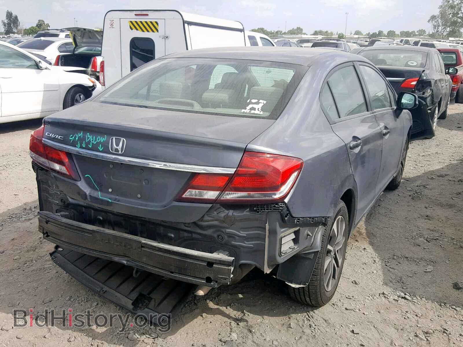 2013 HONDA CIVIC - VIN: 19XFB2F89DE229125 - Фото 4