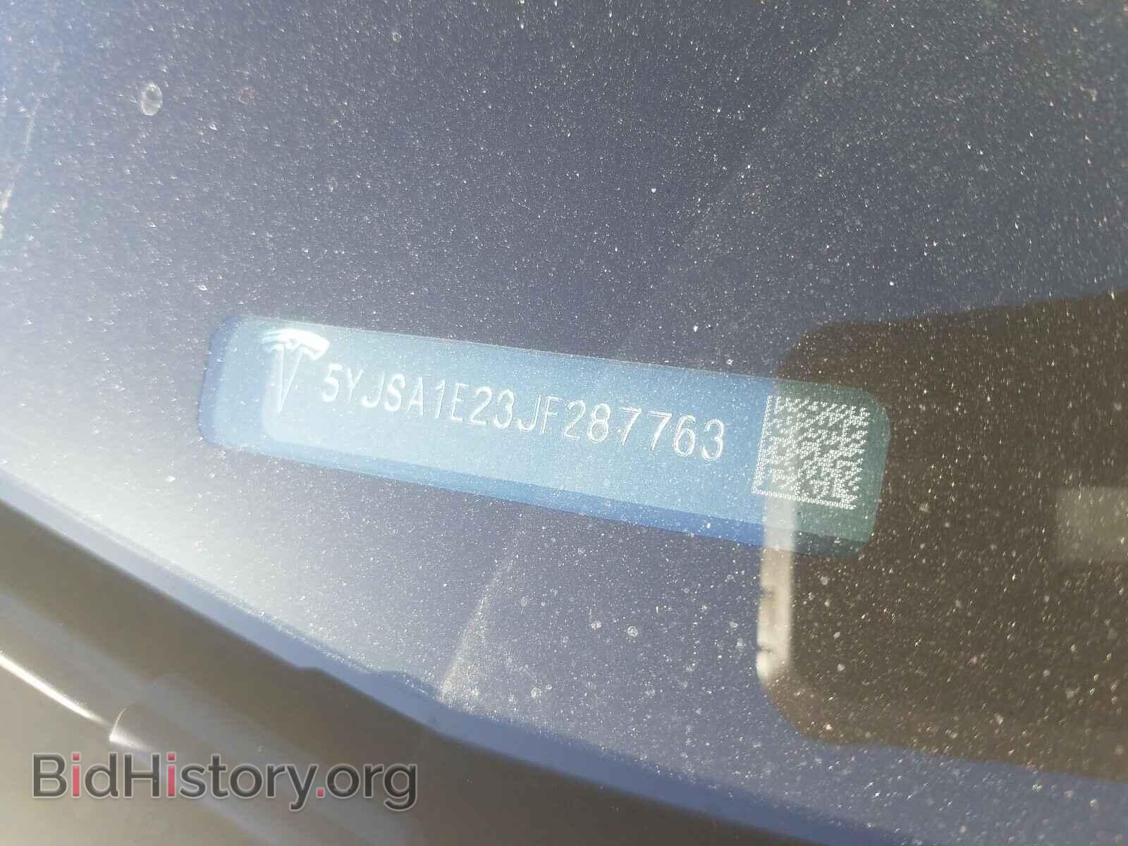 2018 TESLA MODEL S - VIN: 5YJSA1E23JF287763 - Photo 10