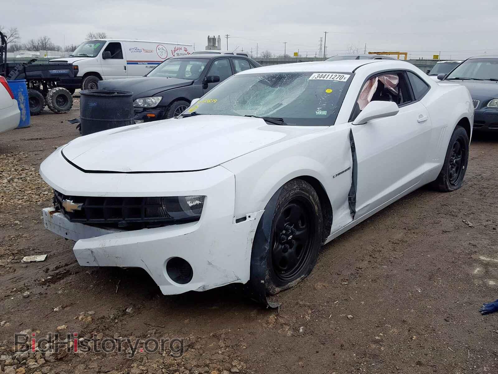 2013 CHEVROLET CAMARO - VIN: 2G1FA1E38D9123839 - Фото 2