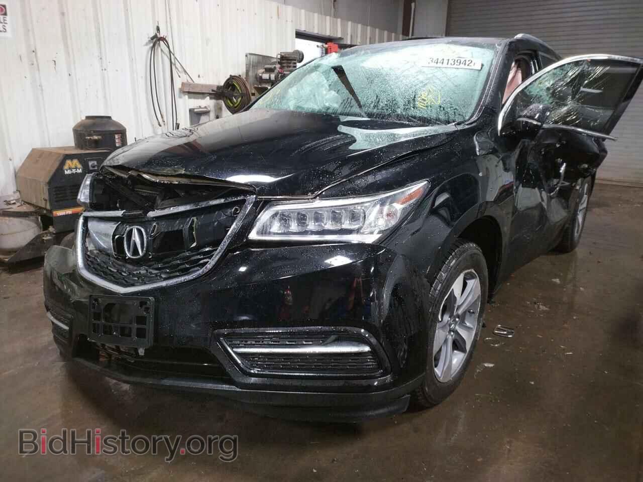 2014 ACURA MDX - VIN: 5FRYD4H25EB003830 - Фото 2
