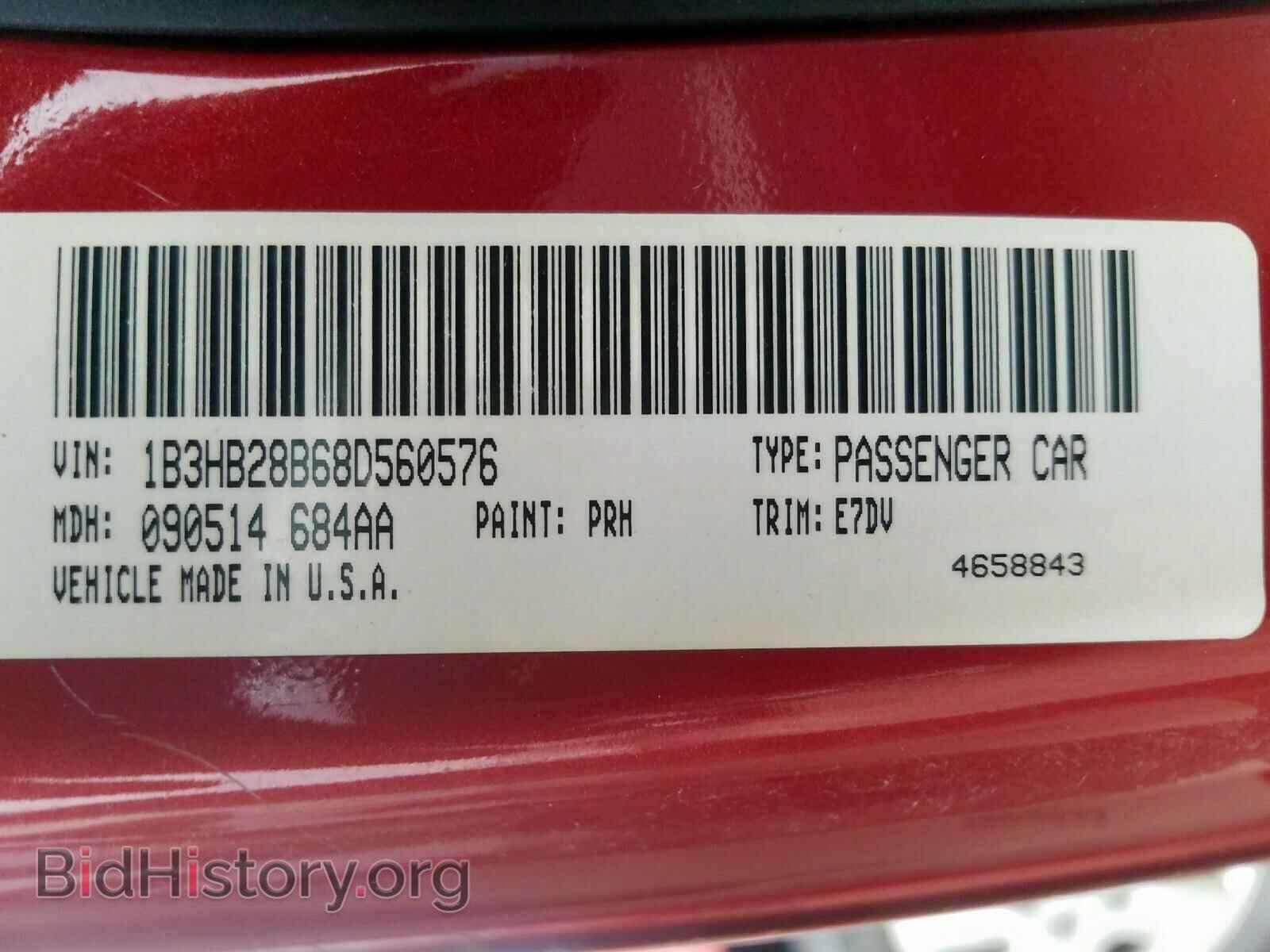 2008 DODGE CALIBER - VIN: 1B3HB28B68D560576 - Фото 10