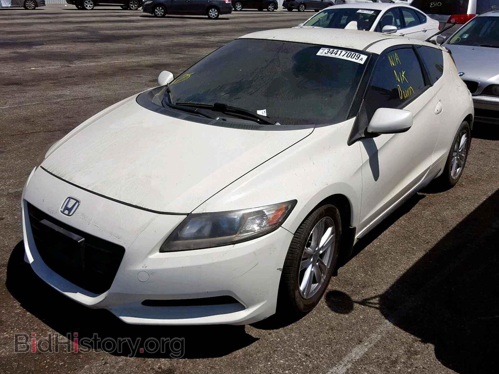 2011 HONDA CR-Z - VIN: JHMZF1C44BS014743 - Фото 2