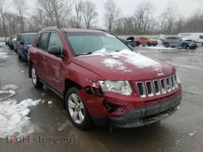 2012 Jeep COMPASS COMPASS SP, red — VIN 1C4NJDBB1CD685082, Copart