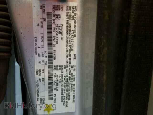 2015 FORD FOCUS - VIN: 1FADP3F28FL349153 - Фото 10