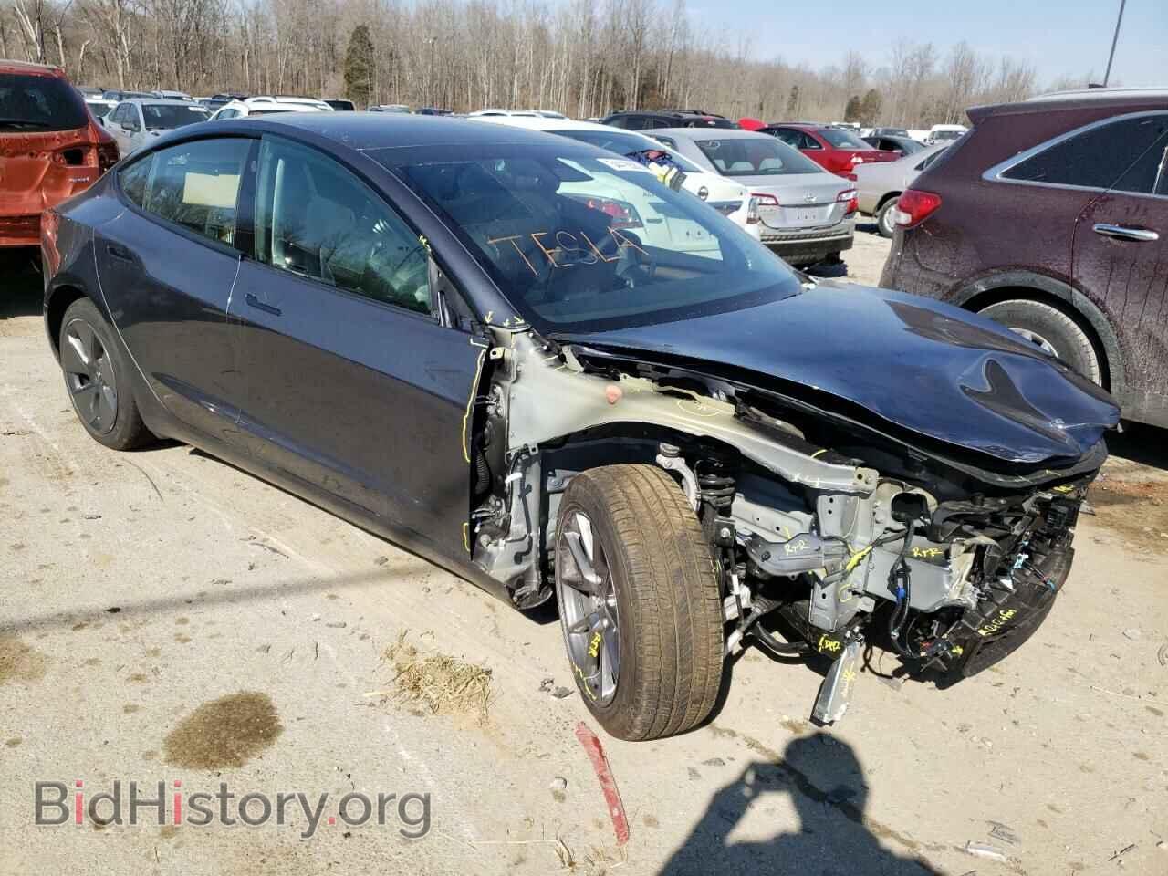 Photo 5YJ3E1EB4MF059459 - TESLA MODEL 3 2021