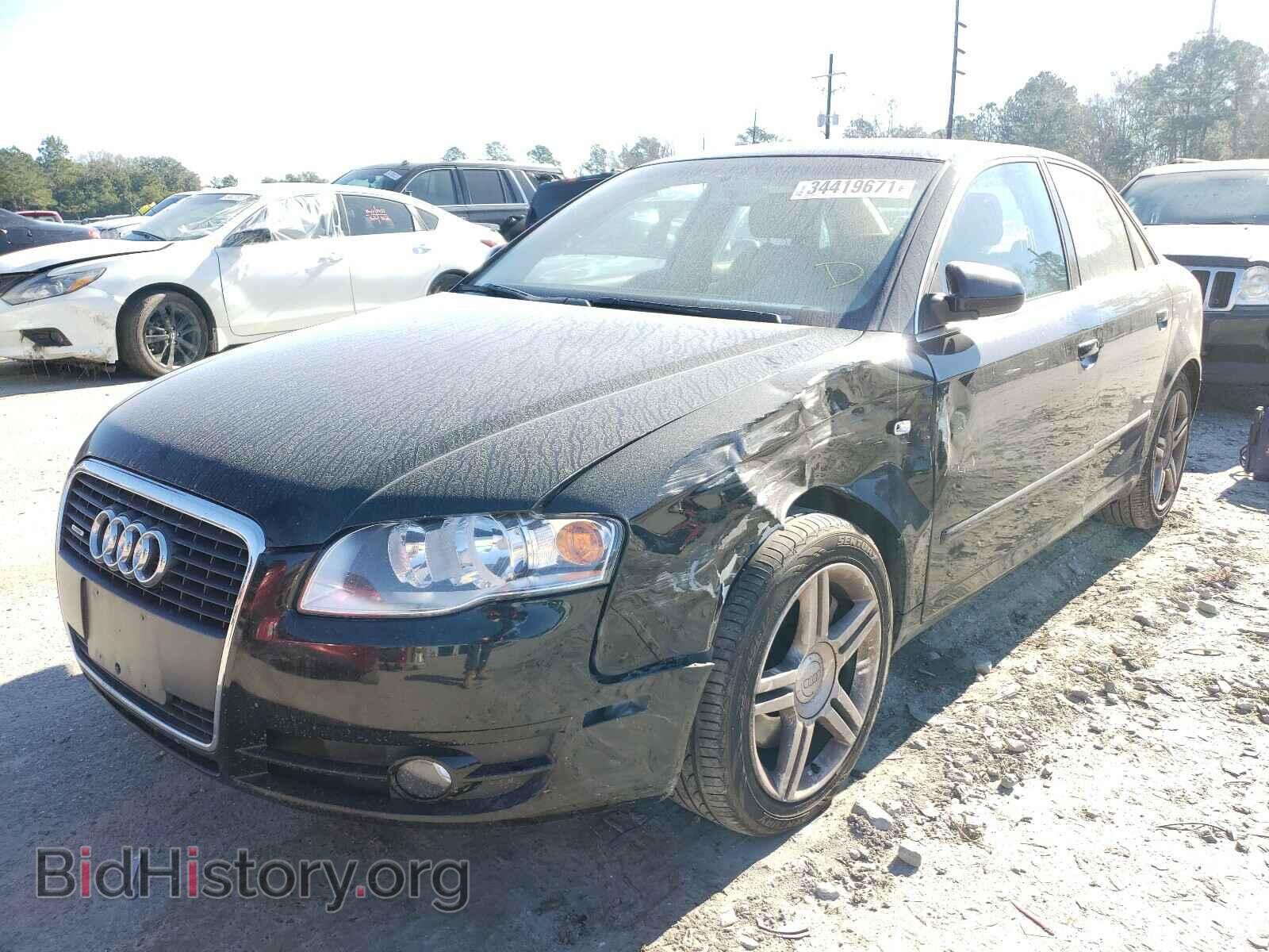 2007 AUDI A4 - VIN: WAUDF78E37A192105 - Фото 2