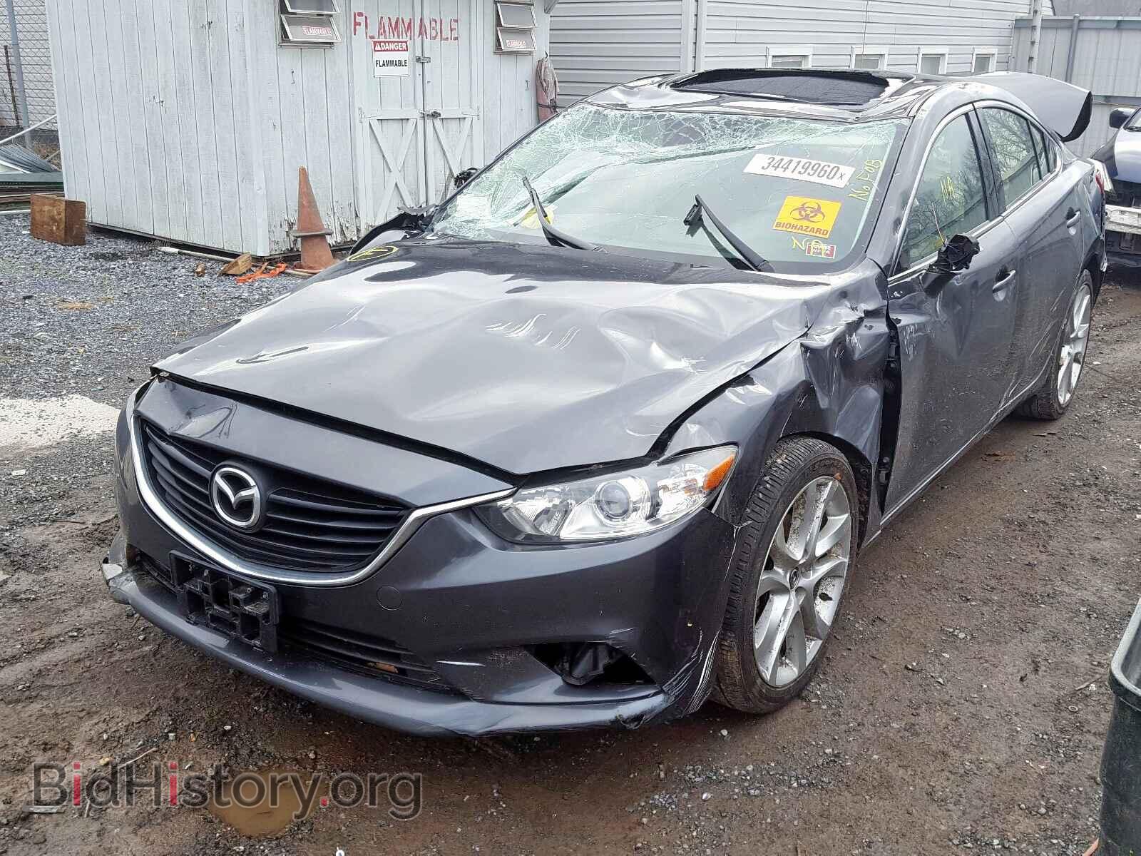 2015 MAZDA 6 - VIN: JM1GJ1V50F1214494 - Фото 2