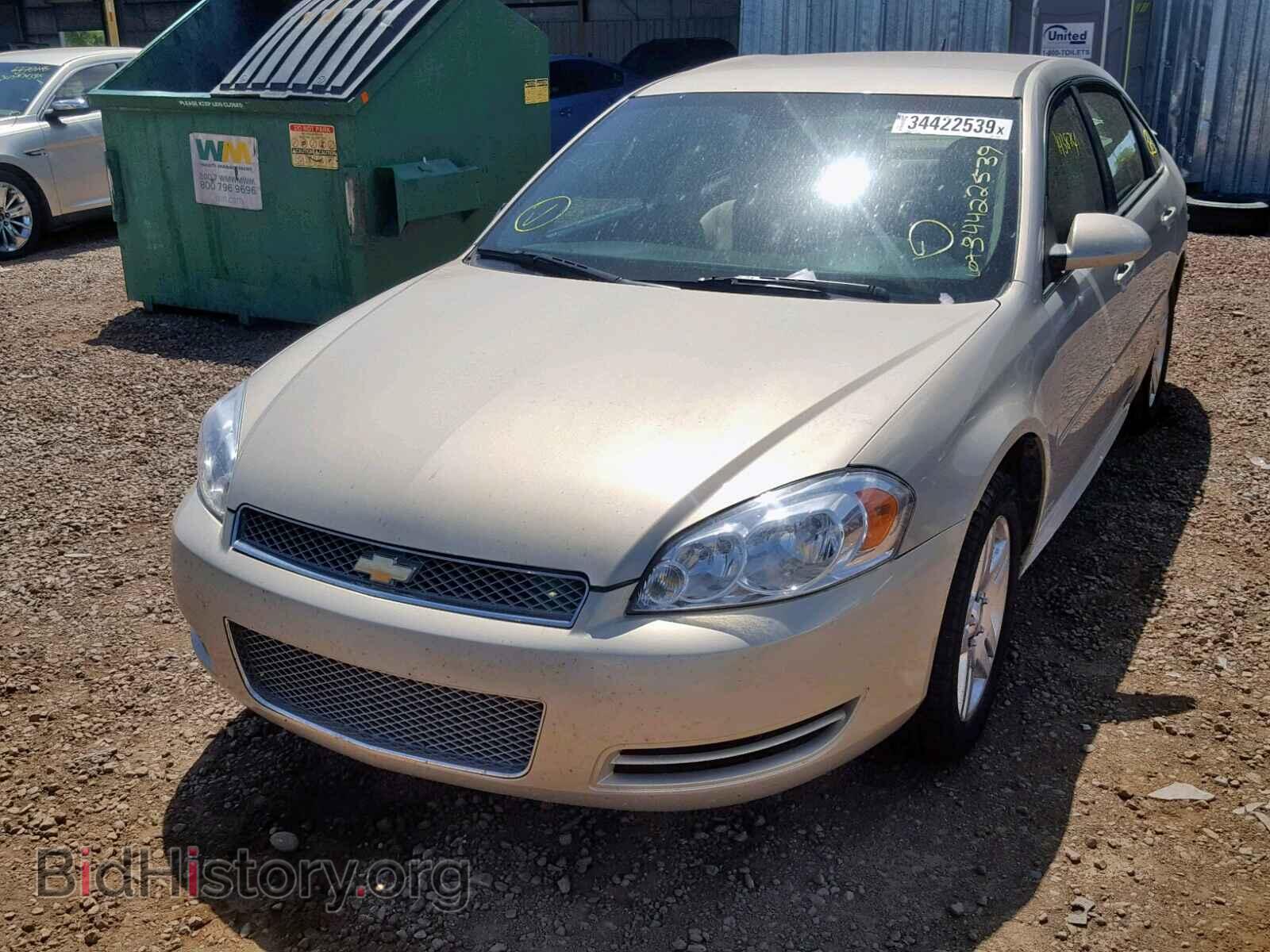 2012 CHEVROLET IMPALA - VIN: 2G1WB5E31C1286608 - Фото 2