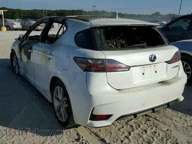 2014 LEXUS CT 200 - VIN: JTHKD5BH8E2188225 - Фото 3
