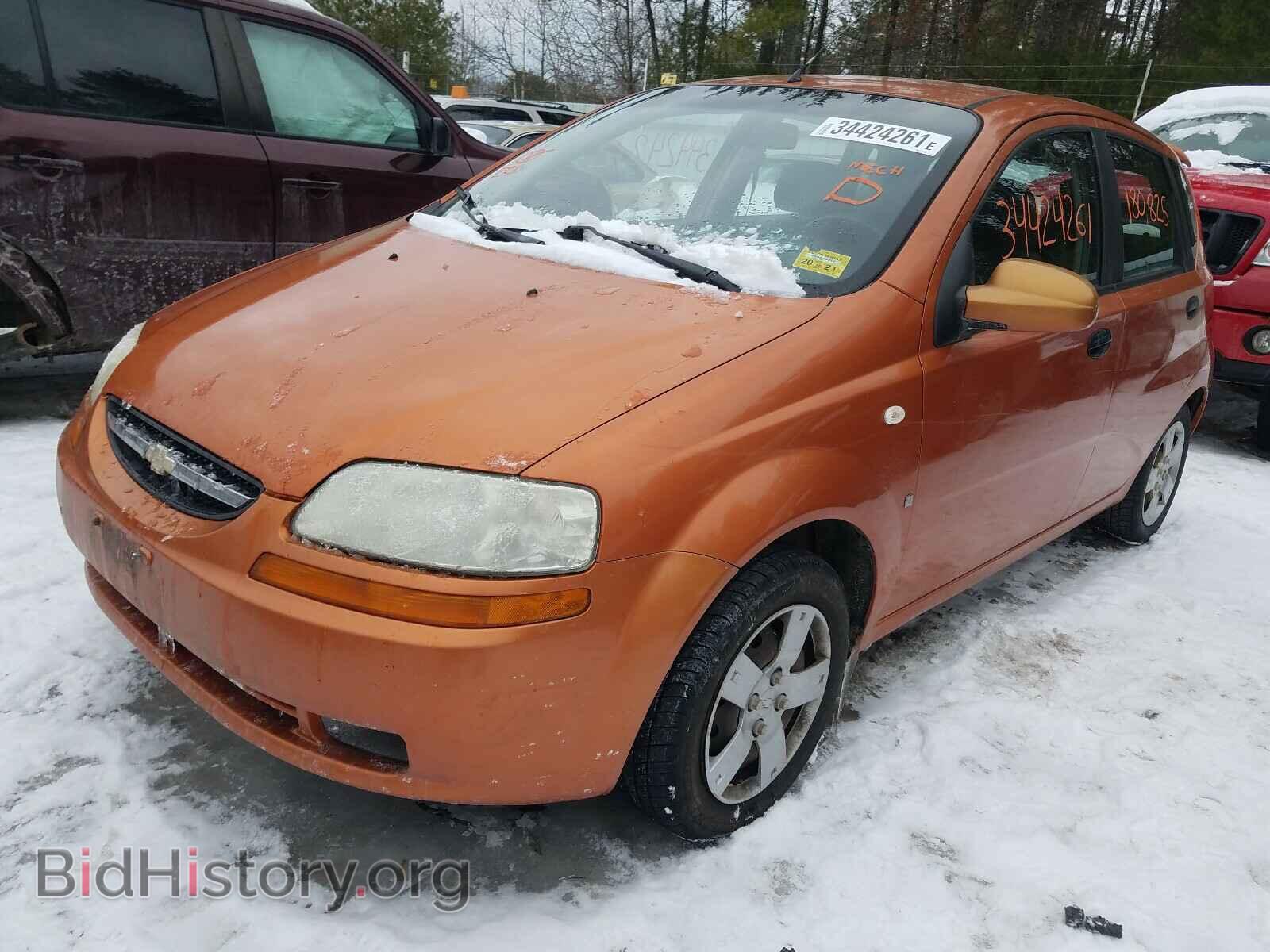 2007 CHEVROLET AVEO - VIN: KL1TD66617B758340 - Фото 2