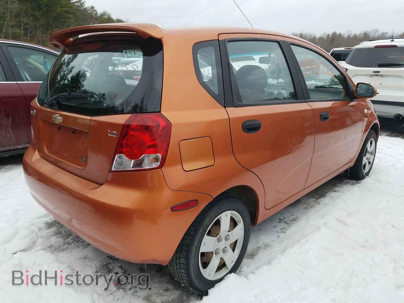 2007 CHEVROLET AVEO - VIN: KL1TD66617B758340 - Фото 4