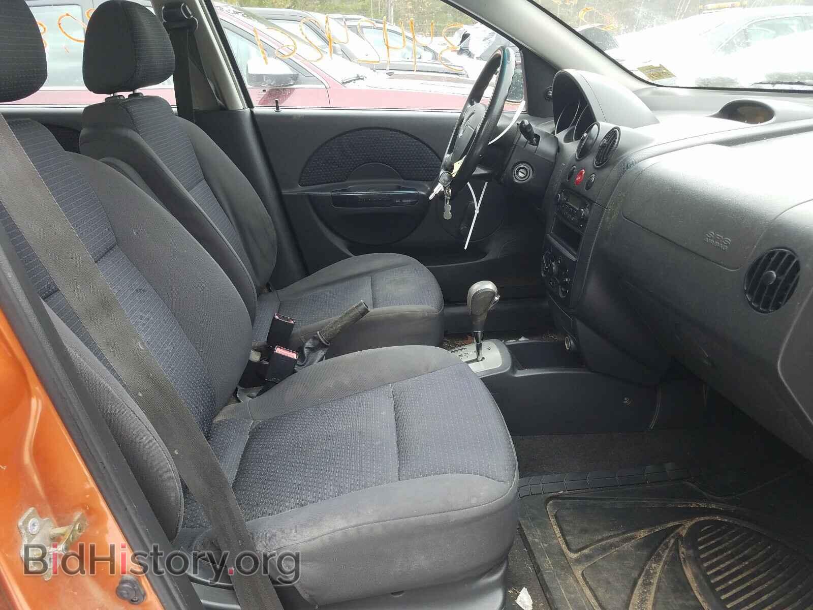 2007 CHEVROLET AVEO - VIN: KL1TD66617B758340 - Фото 5
