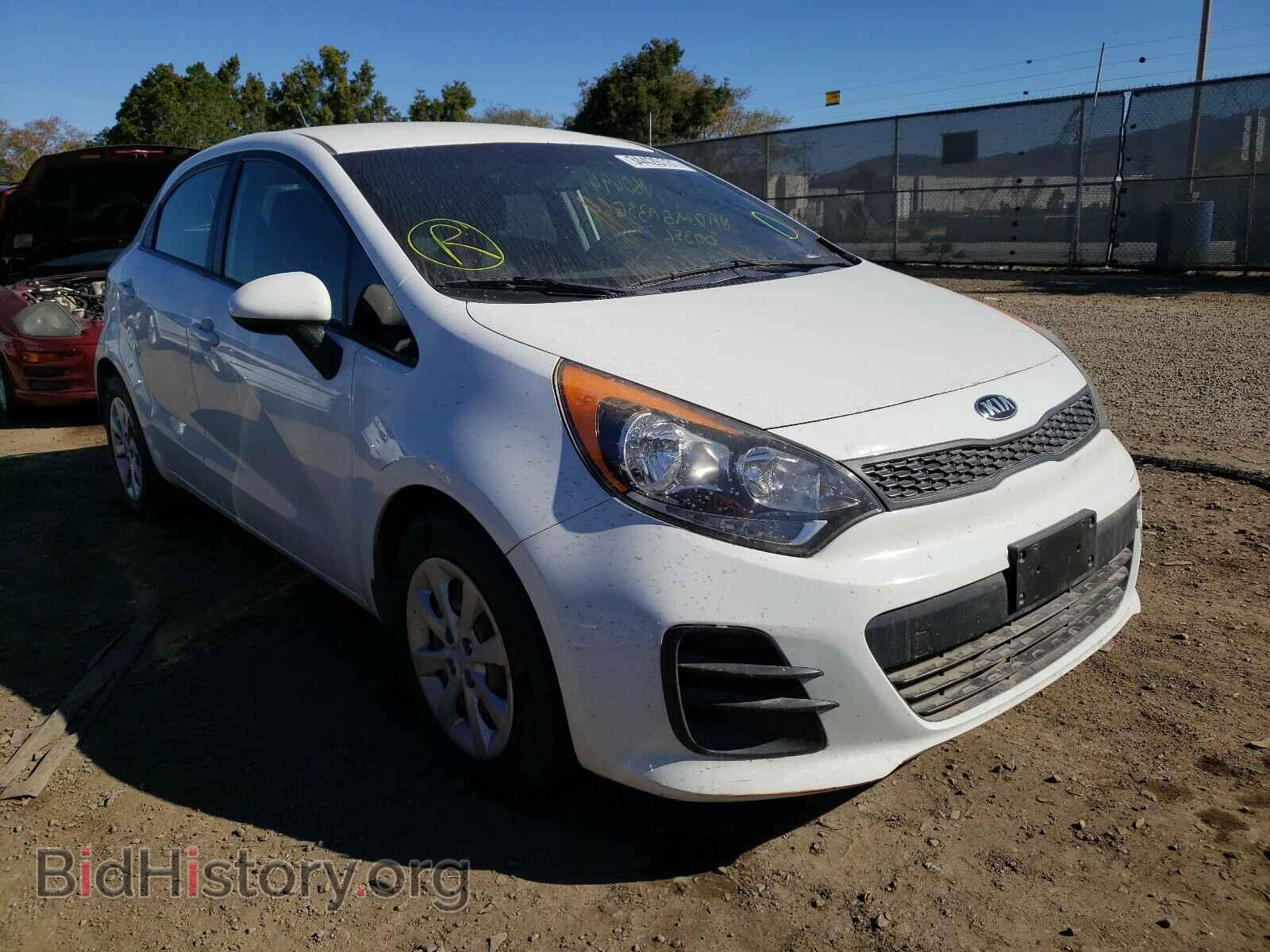 Фотография KNADM5A33G6600351 - KIA RIO 2016