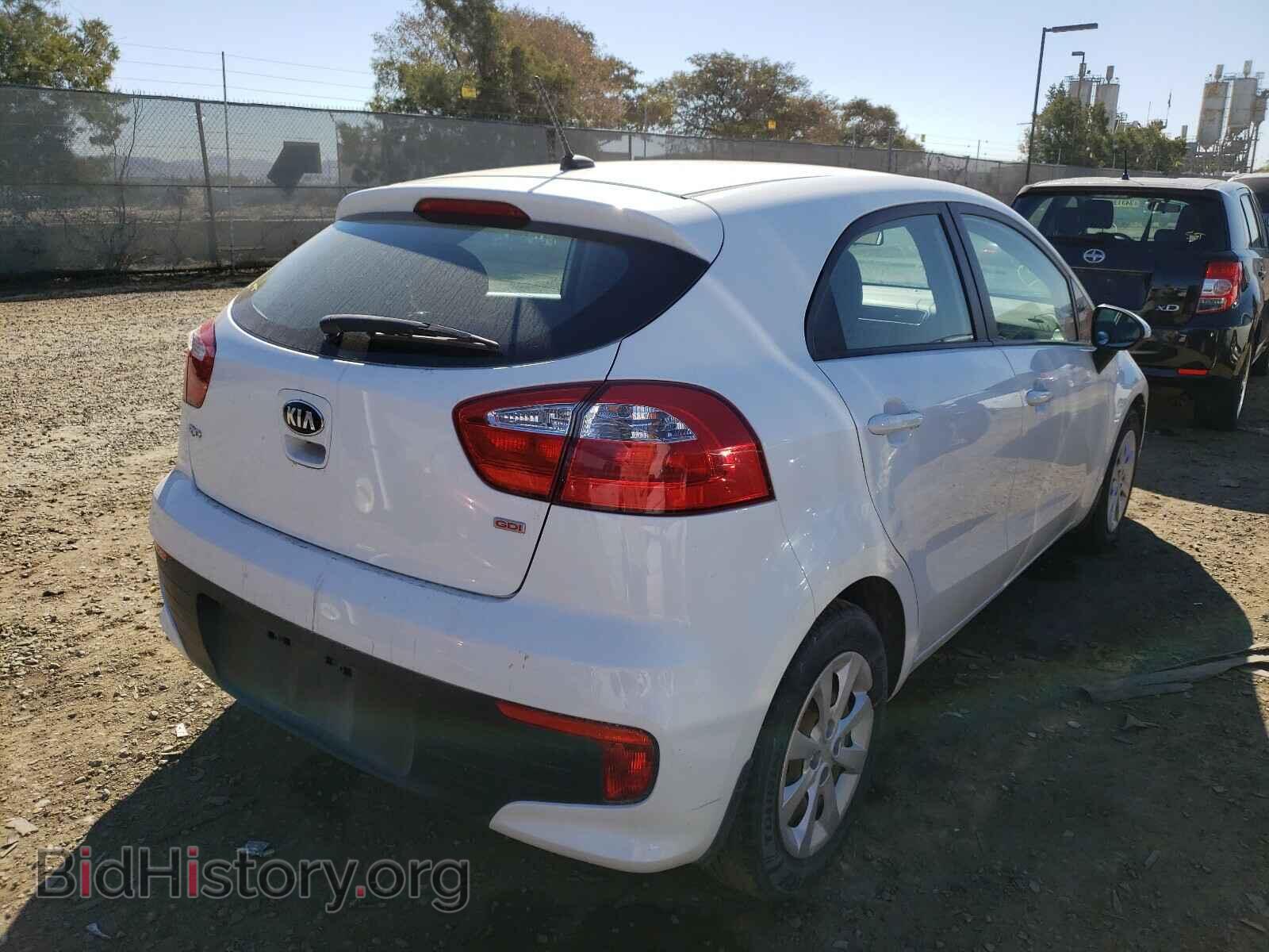 2016 KIA RIO - VIN: KNADM5A33G6600351 - Фото 4