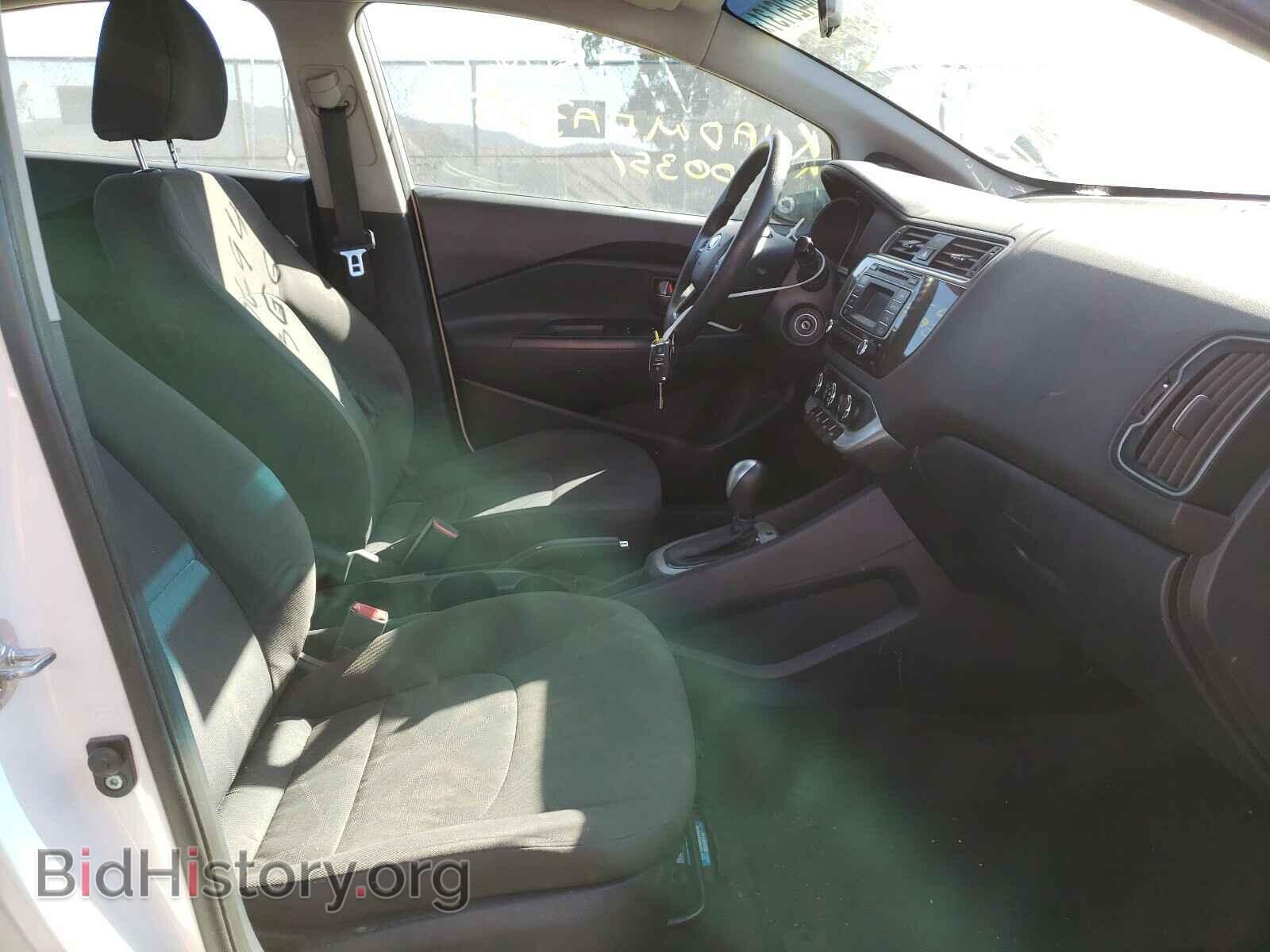 2016 KIA RIO - VIN: KNADM5A33G6600351 - Фото 5