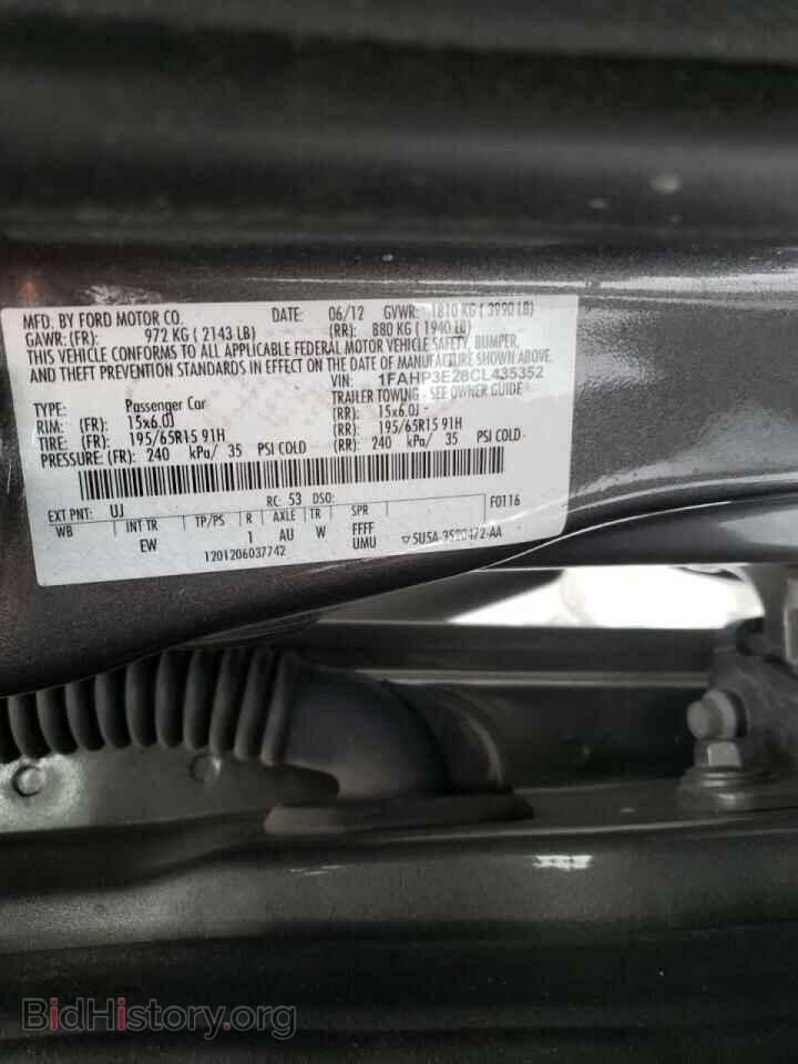 2012 FORD FOCUS - VIN: 1FAHP3E28CL435352 - Photo 10