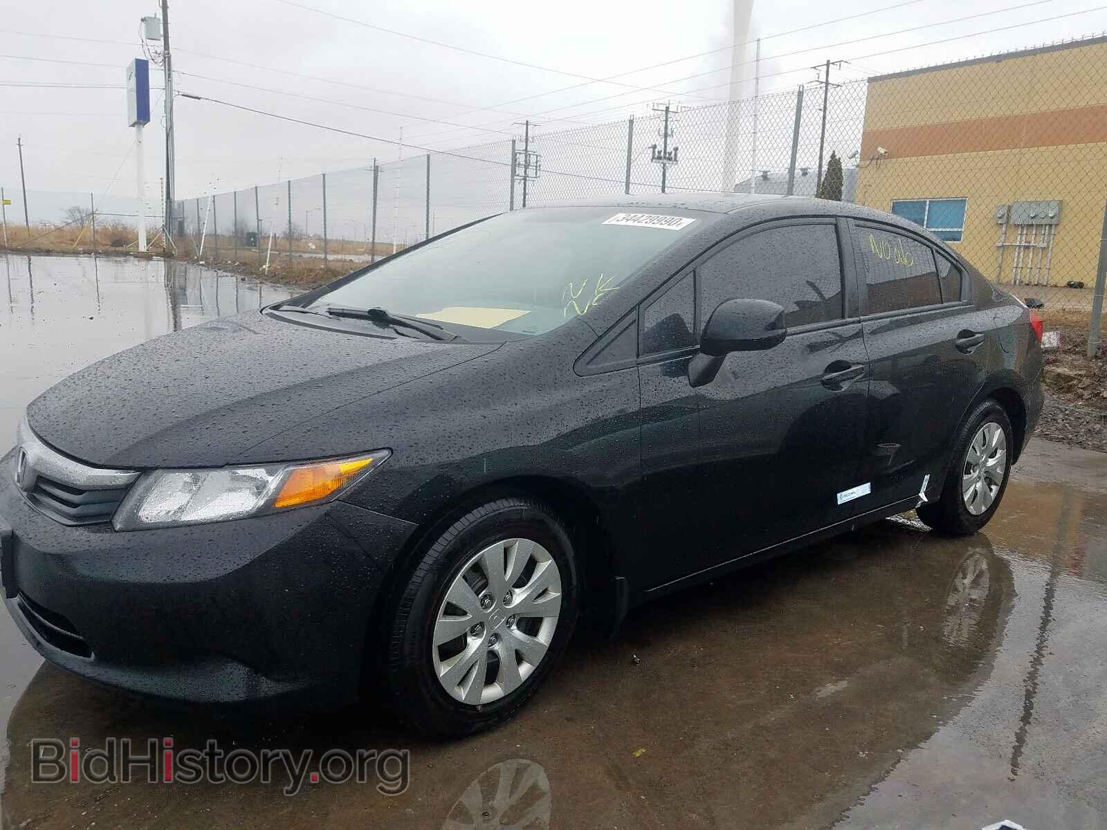2012 HONDA CIVIC - VIN: 2HGFB2F4XCH110193 - Фото 2