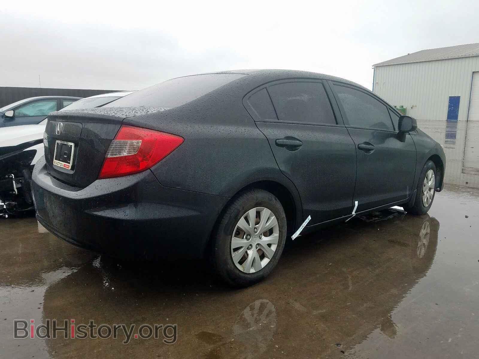 2012 HONDA CIVIC - VIN: 2HGFB2F4XCH110193 - Фото 4