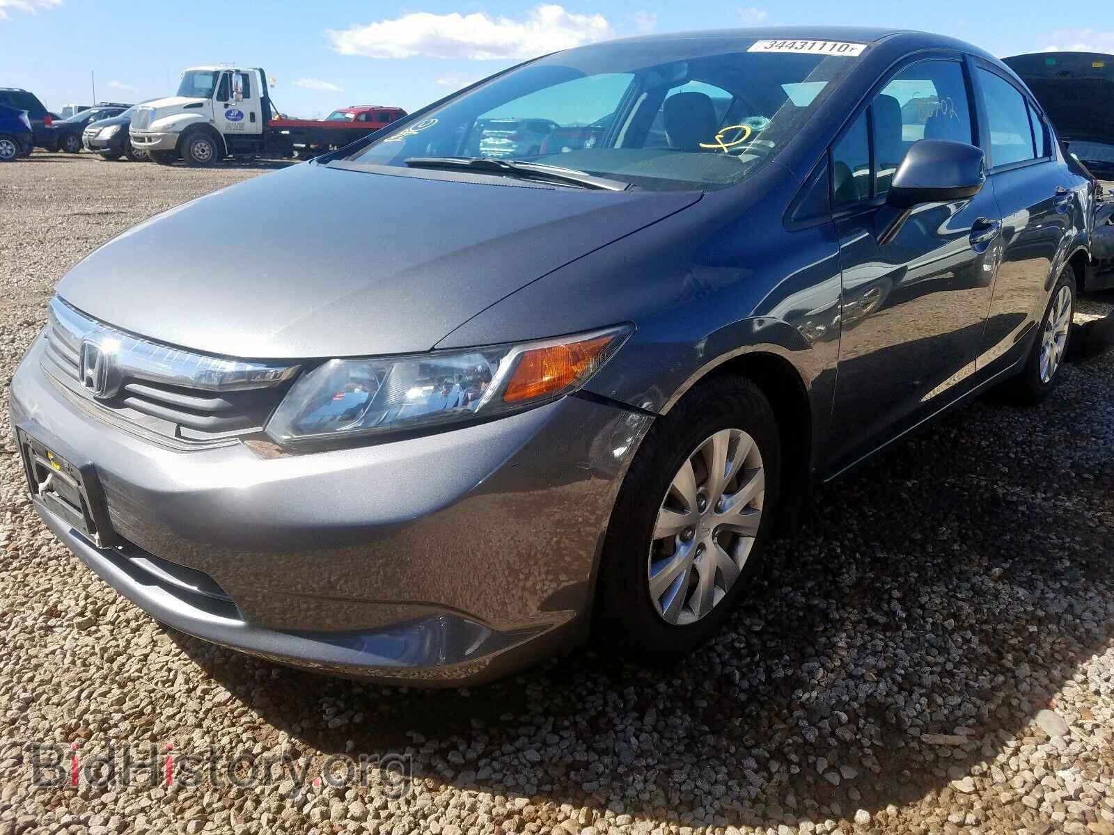 2012 HONDA CIVIC - VIN: 19XFB2F5XCE073701 - Фото 2