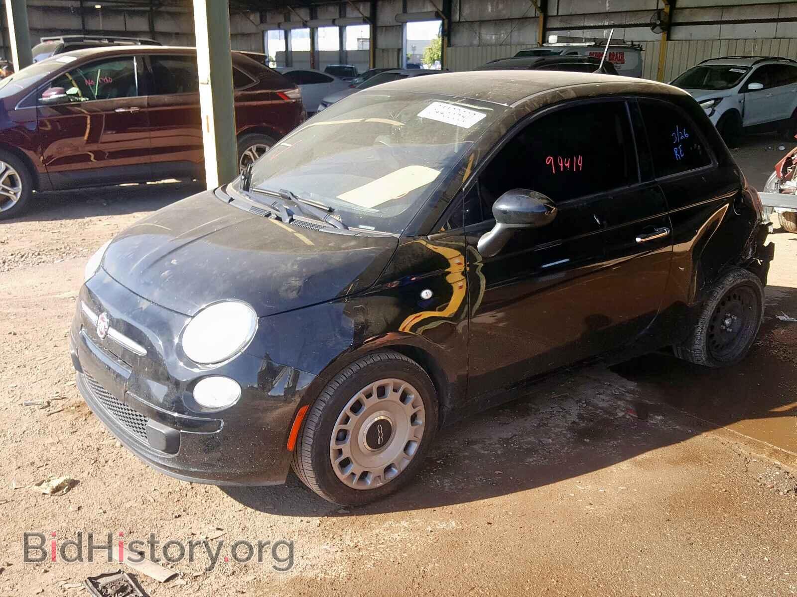 2014 FIAT 500 - VIN: 3C3CFFAR4ET279527 - Фото 2