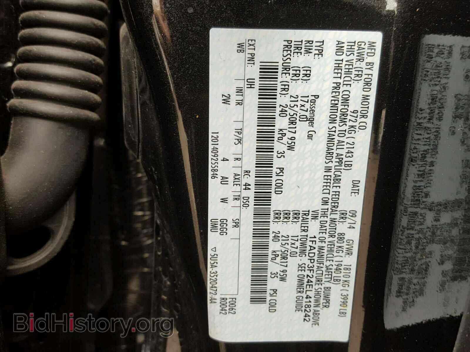 2014 FORD FOCUS - VIN: 1FADP3F24EL418242 - Photo 10