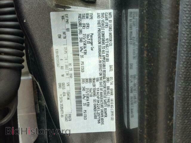 2014 FORD FOCUS - VIN: 1FADP3K22EL257766 - Photo 10